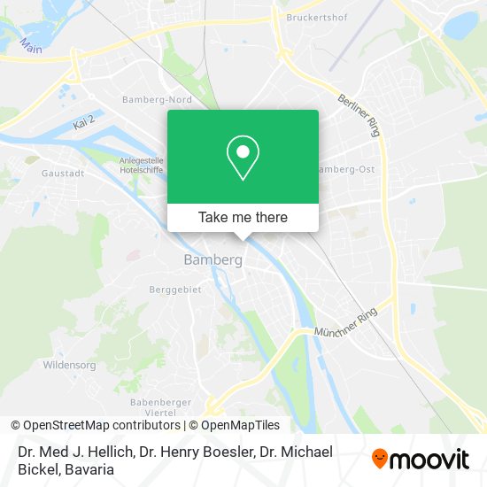 Dr. Med J. Hellich, Dr. Henry Boesler, Dr. Michael Bickel map