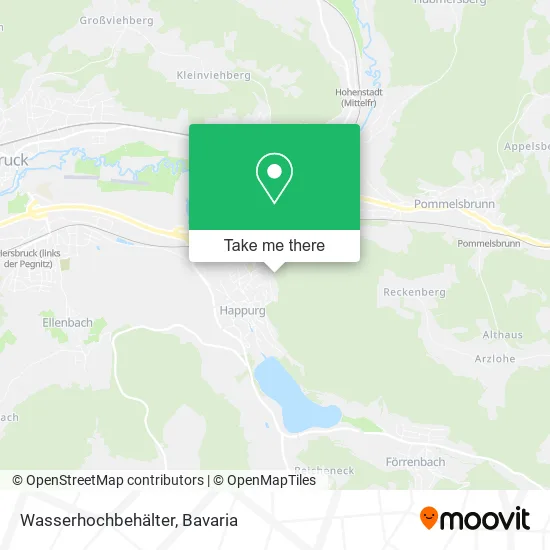 Карта Wasserhochbehälter