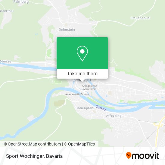 Sport Wochinger map