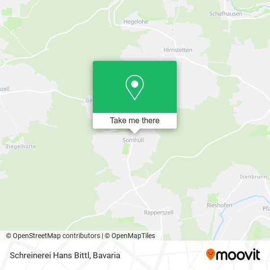 Schreinerei Hans Bittl map