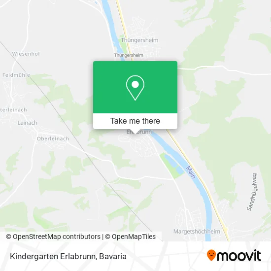 Карта Kindergarten Erlabrunn