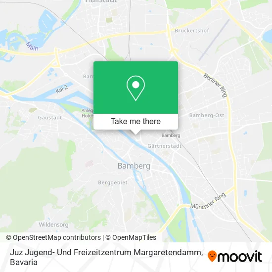 Карта Juz Jugend- Und Freizeitzentrum Margaretendamm