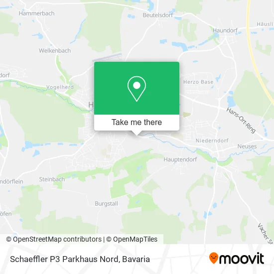 Карта Schaeffler P3 Parkhaus Nord