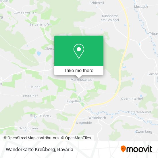 Wanderkarte Kreßberg map