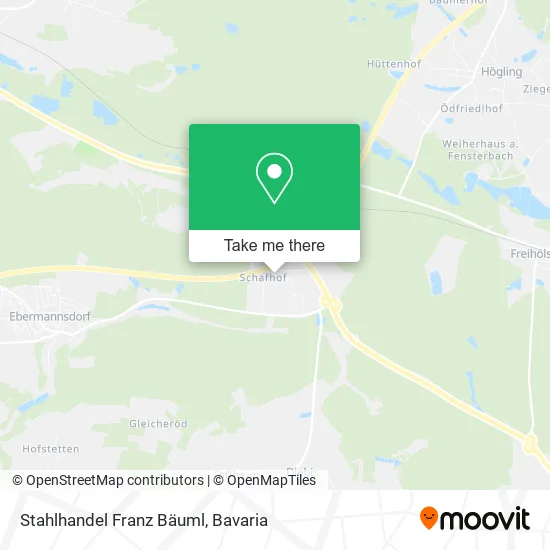 Карта Stahlhandel Franz Bäuml