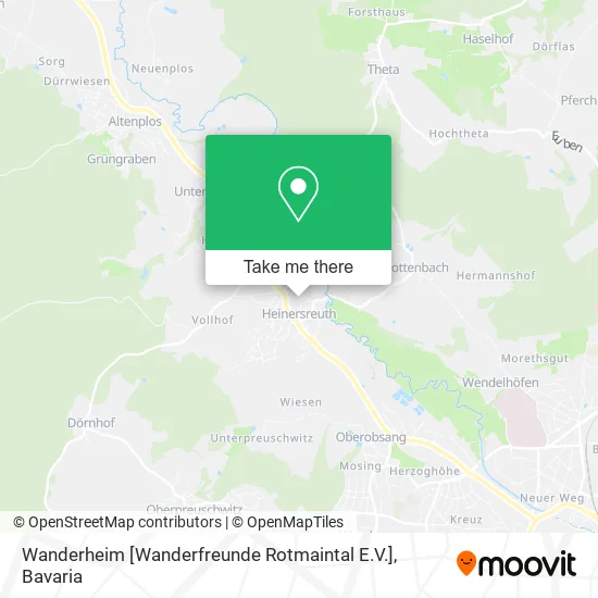Карта Wanderheim [Wanderfreunde Rotmaintal E.V.]
