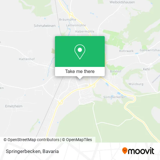 Карта Springerbecken