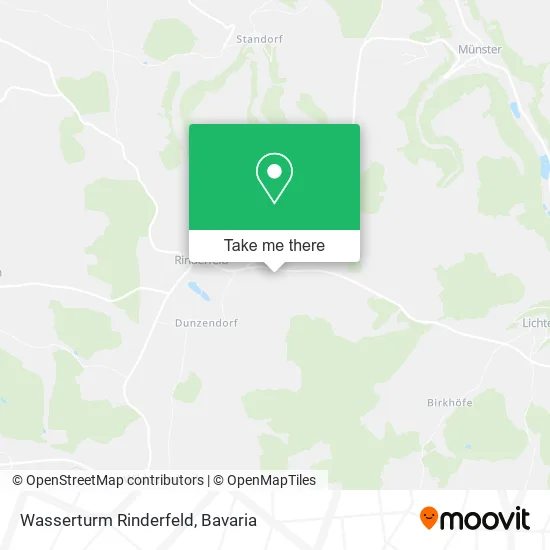 Карта Wasserturm Rinderfeld