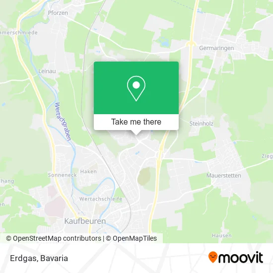 Карта Erdgas