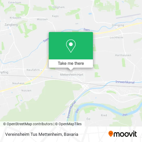 Карта Vereinsheim Tus Mettenheim