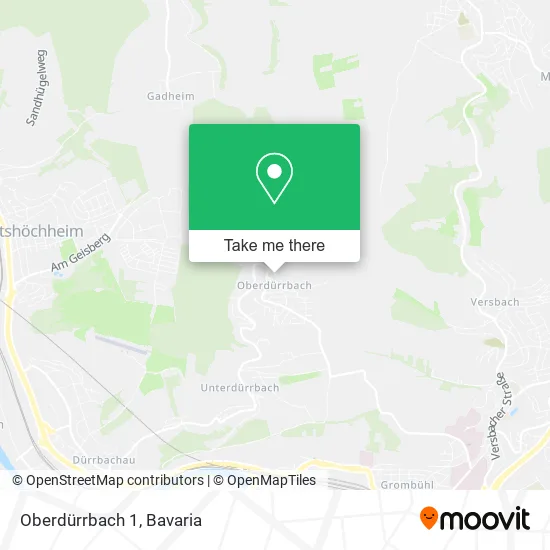 Карта Oberdürrbach 1