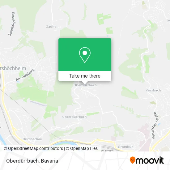 Карта Oberdürrbach