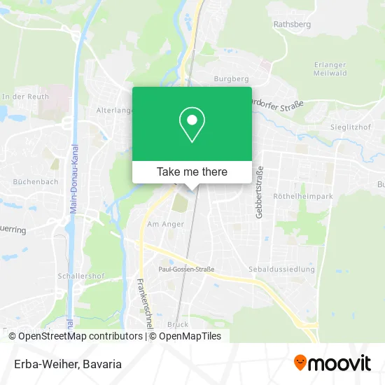 Карта Erba-Weiher