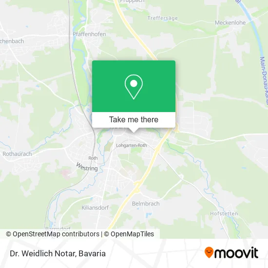 Карта Dr. Weidlich Notar