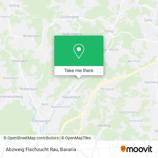 Карта Abzweig Fischzucht Rau