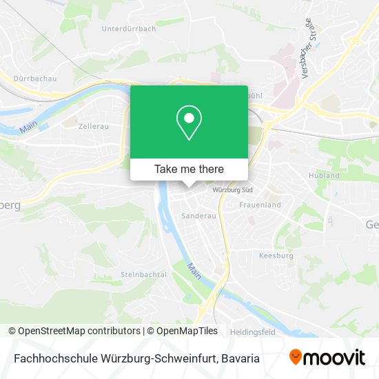 Fachhochschule Würzburg-Schweinfurt map