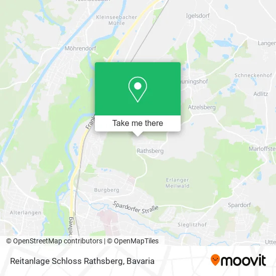 Карта Reitanlage Schloss Rathsberg