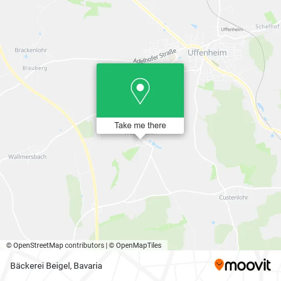 Карта Bäckerei Beigel