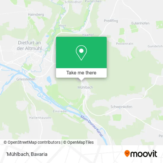 Карта 'Mühlbach