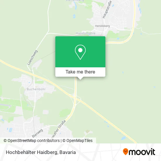 Карта Hochbehälter Haidberg