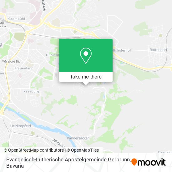 Evangelisch-Lutherische Apostelgemeinde Gerbrunn map