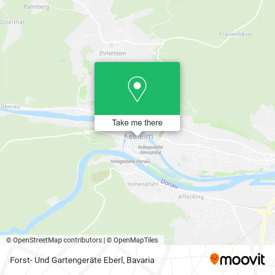 Карта Forst- Und Gartengeräte Eberl
