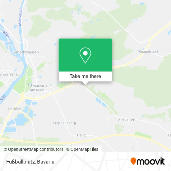 Карта Fußballplatz