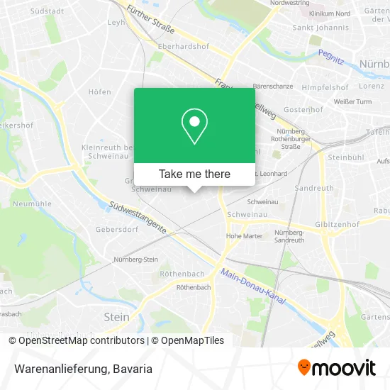 Карта Warenanlieferung