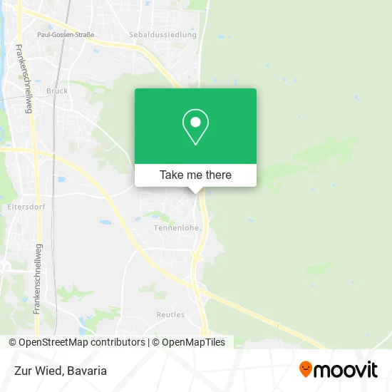 Карта Zur Wied