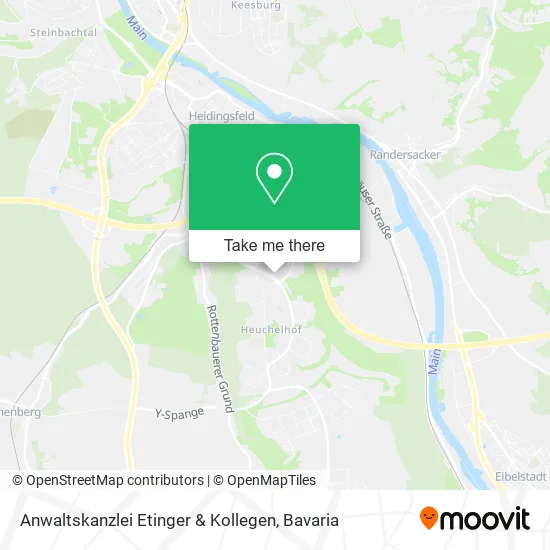 Anwaltskanzlei Etinger & Kollegen map