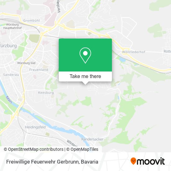 Freiwillige Feuerwehr Gerbrunn map