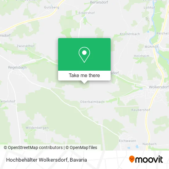 Карта Hochbehälter Wolkersdorf