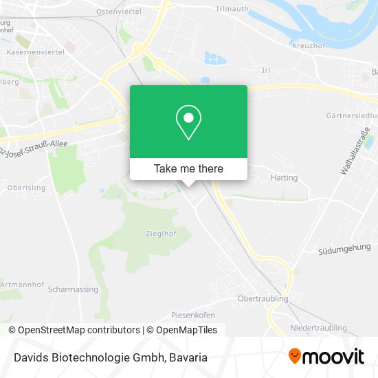 Davids Biotechnologie Gmbh map
