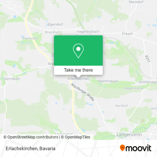 Карта Erlachskirchen