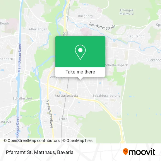 Карта Pfarramt St. Matthäus