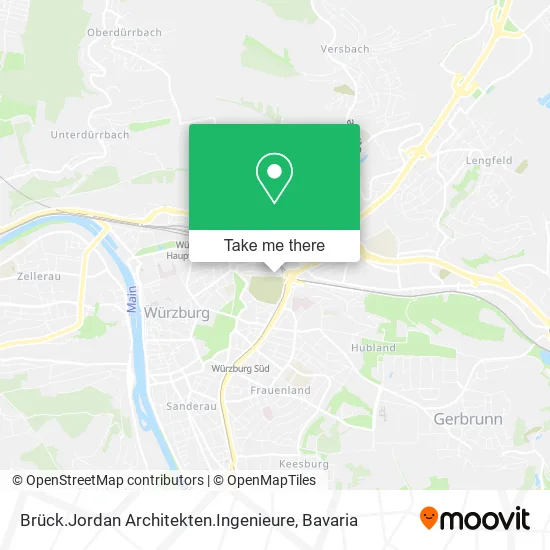 Карта Brück.Jordan Architekten.Ingenieure
