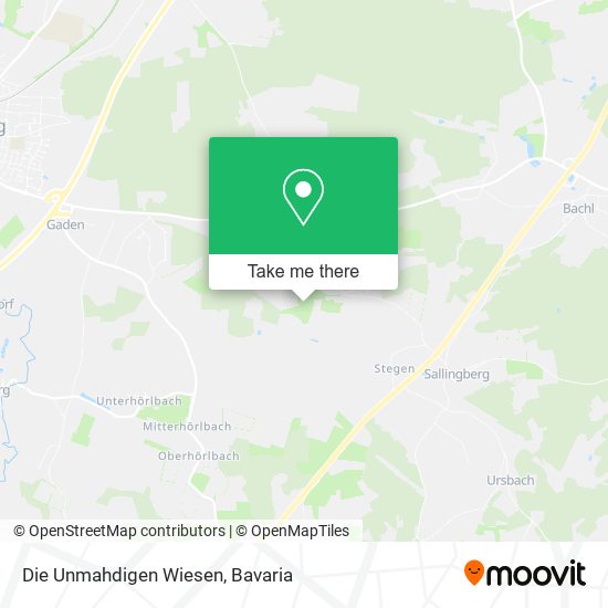 Карта Die Unmahdigen Wiesen