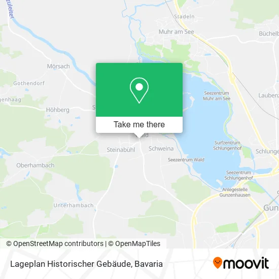 Карта Lageplan Historischer Gebäude