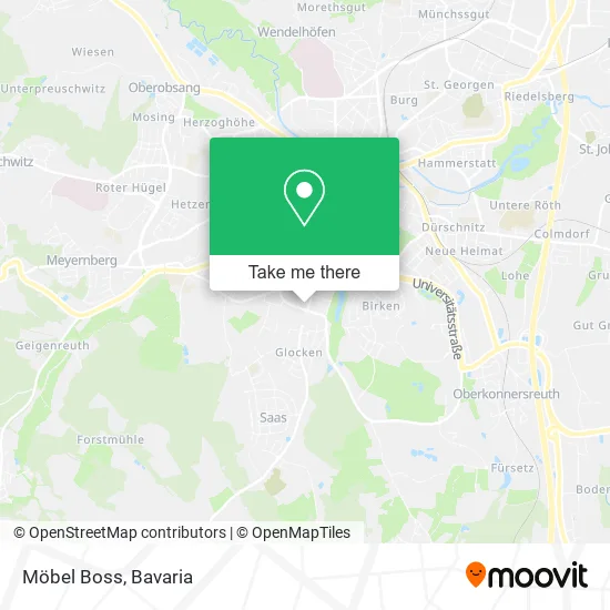 Карта Möbel Boss