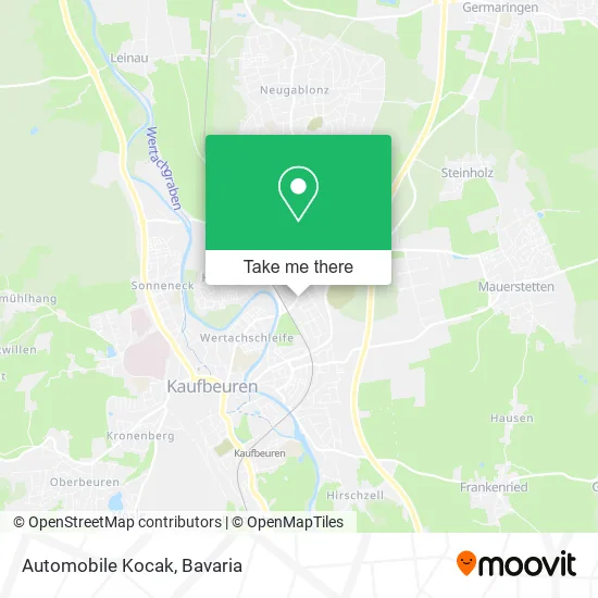 Карта Automobile Kocak