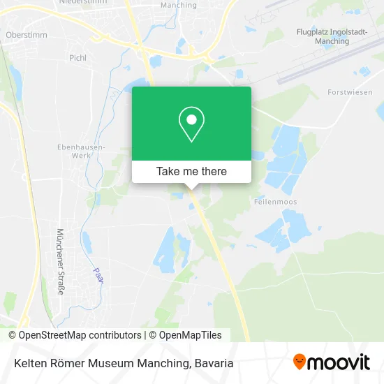Карта Kelten Römer Museum Manching