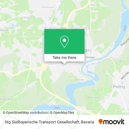 Карта Stg Südbayerische Transport Gesellschaft