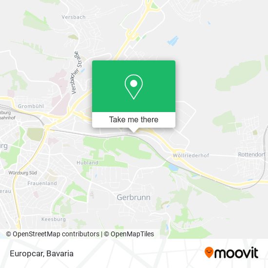 Europcar map