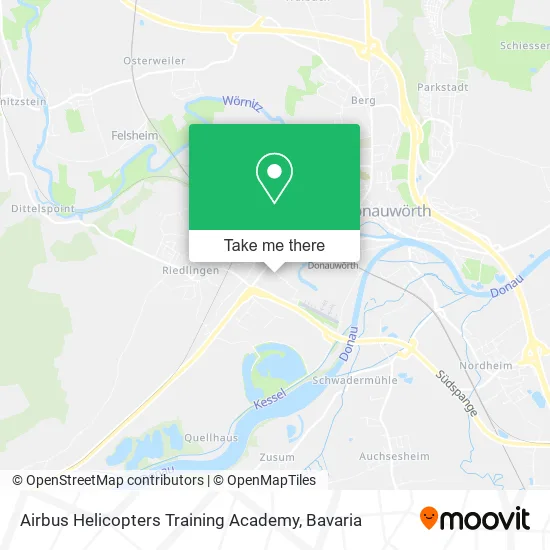 Карта Airbus Helicopters Training Academy