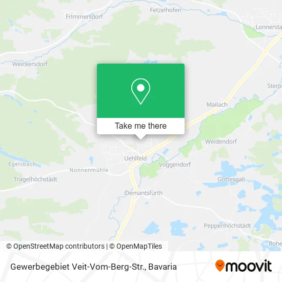 Карта Gewerbegebiet Veit-Vom-Berg-Str.