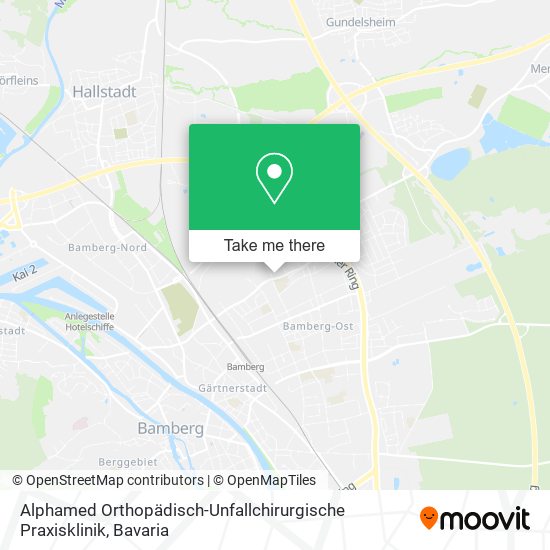 Alphamed Orthopädisch-Unfallchirurgische Praxisklinik map
