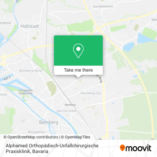 Карта Alphamed Orthopädisch-Unfallchirurgische Praxisklinik