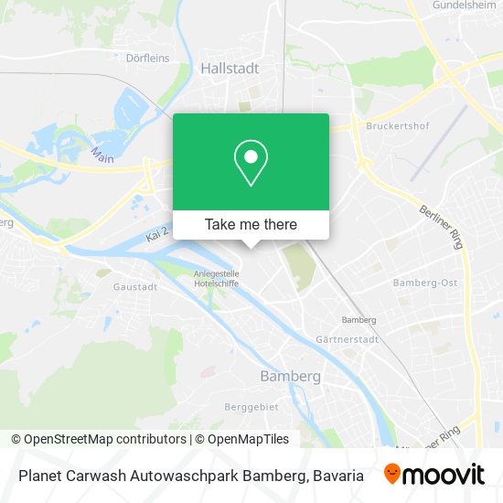 Planet Carwash Autowaschpark Bamberg map