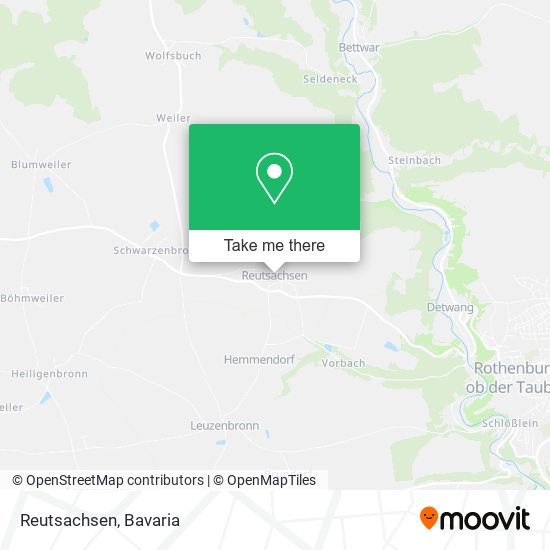 Карта Reutsachsen