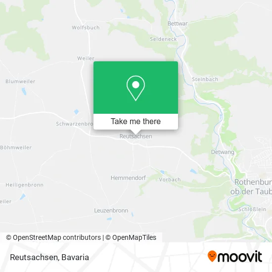 Карта Reutsachsen